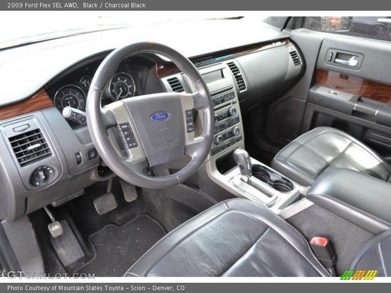 Black / Charcoal Black 2009 Ford Flex SEL AWD