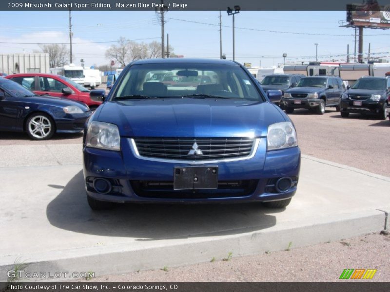 Maizen Blue Pearl / Beige 2009 Mitsubishi Galant Sport Edition