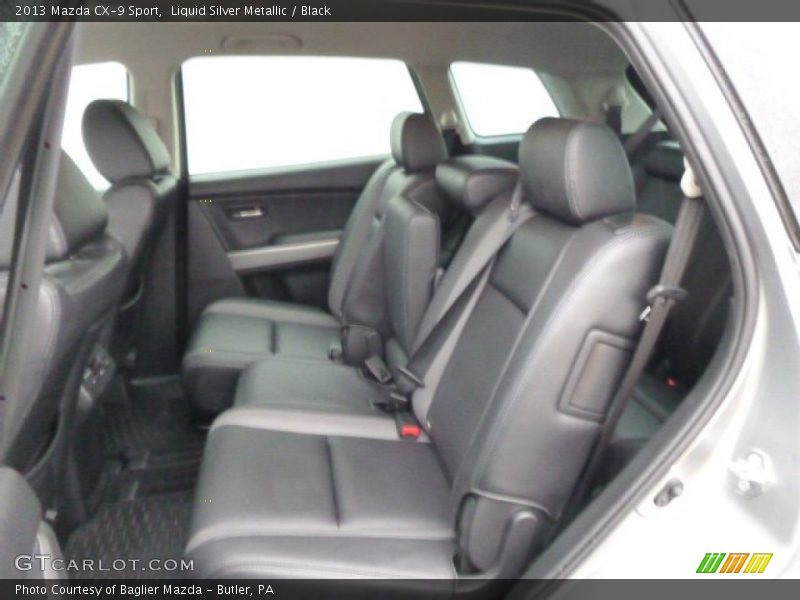 Liquid Silver Metallic / Black 2013 Mazda CX-9 Sport