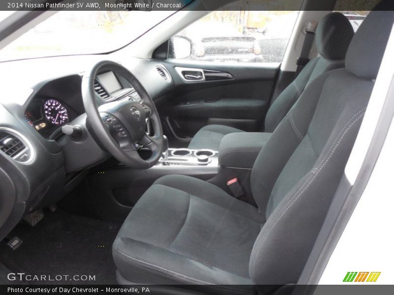Moonlight White / Charcoal 2014 Nissan Pathfinder SV AWD