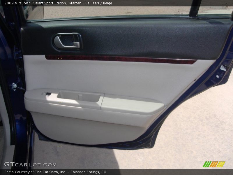 Maizen Blue Pearl / Beige 2009 Mitsubishi Galant Sport Edition