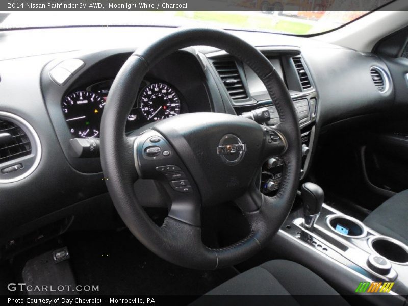 Moonlight White / Charcoal 2014 Nissan Pathfinder SV AWD