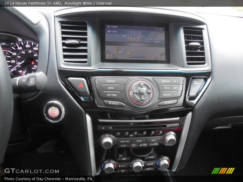 Moonlight White / Charcoal 2014 Nissan Pathfinder SV AWD