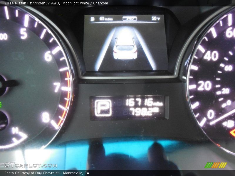 Moonlight White / Charcoal 2014 Nissan Pathfinder SV AWD
