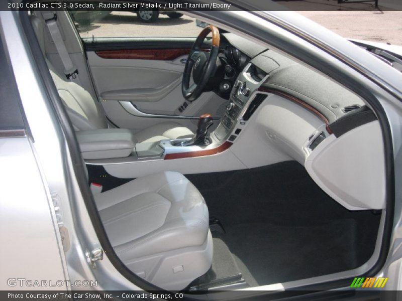 Radiant Silver Metallic / Light Titanium/Ebony 2010 Cadillac CTS 3.0 Sedan
