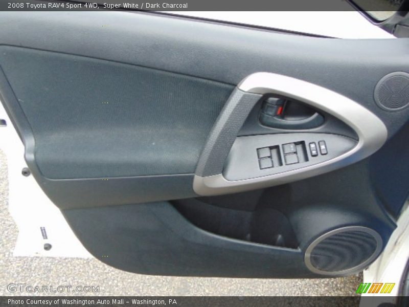 Super White / Dark Charcoal 2008 Toyota RAV4 Sport 4WD