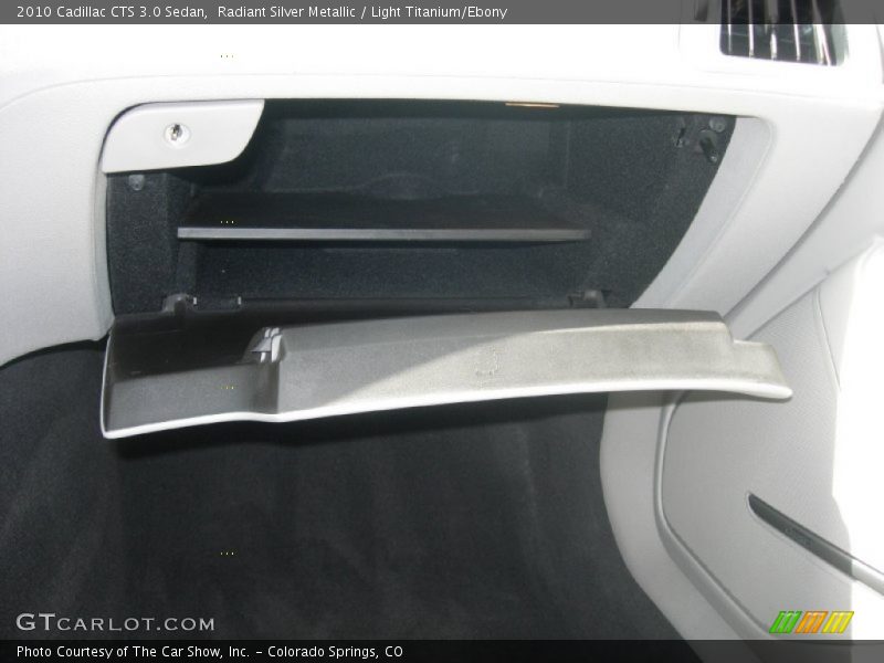 Radiant Silver Metallic / Light Titanium/Ebony 2010 Cadillac CTS 3.0 Sedan