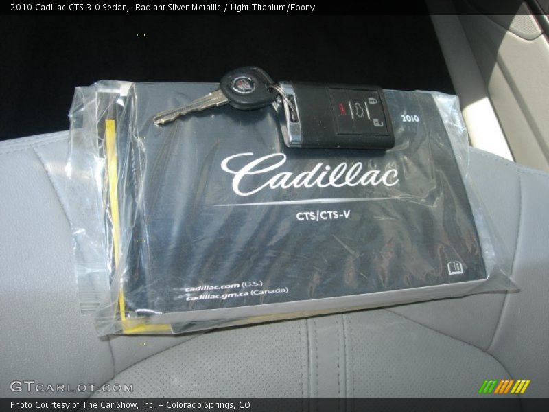 Radiant Silver Metallic / Light Titanium/Ebony 2010 Cadillac CTS 3.0 Sedan
