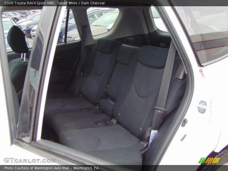 Super White / Dark Charcoal 2008 Toyota RAV4 Sport 4WD