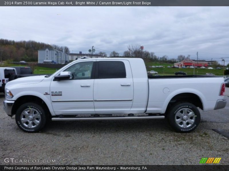  2014 2500 Laramie Mega Cab 4x4 Bright White