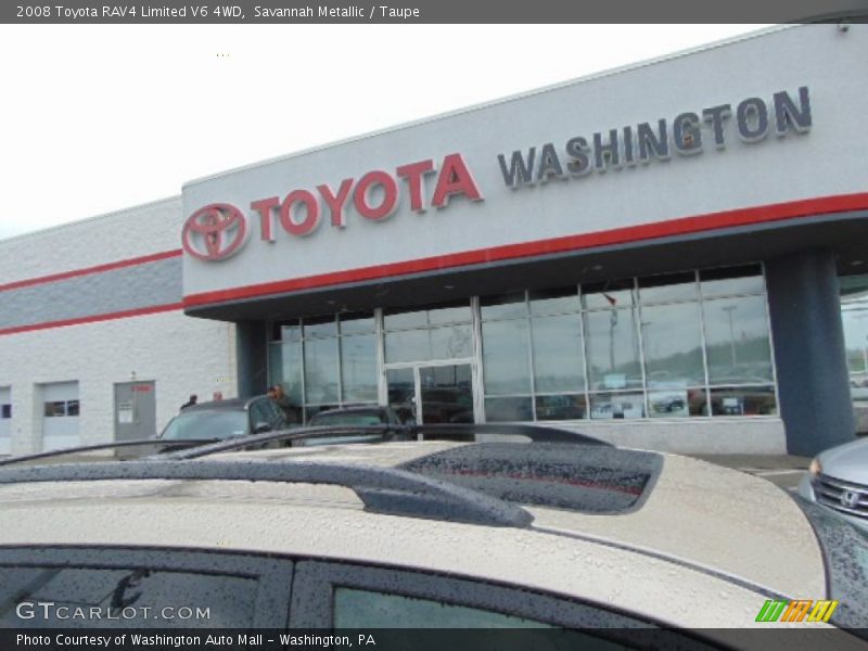 Savannah Metallic / Taupe 2008 Toyota RAV4 Limited V6 4WD
