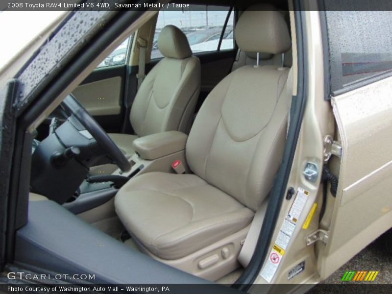  2008 RAV4 Limited V6 4WD Taupe Interior