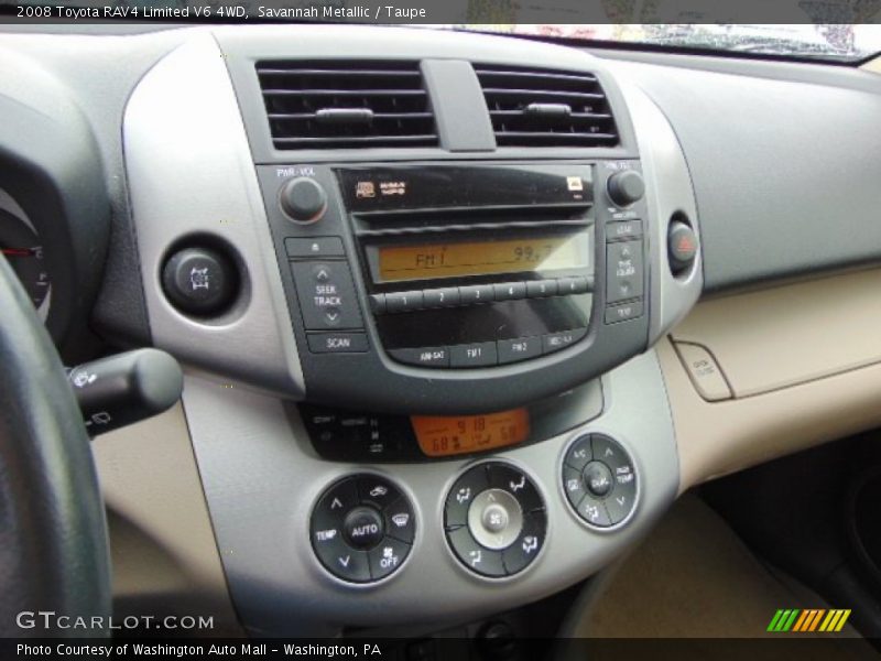 Savannah Metallic / Taupe 2008 Toyota RAV4 Limited V6 4WD