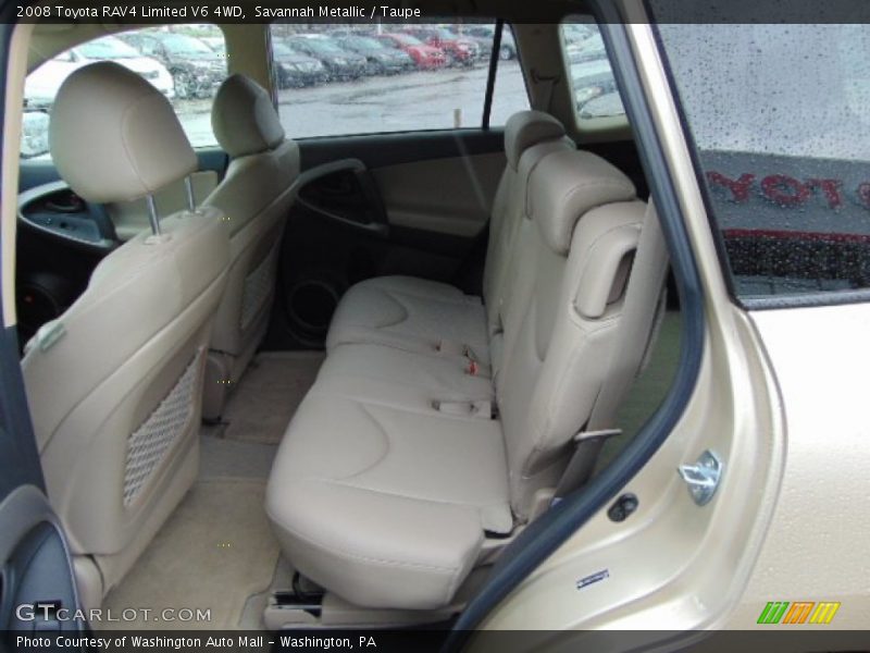 Savannah Metallic / Taupe 2008 Toyota RAV4 Limited V6 4WD