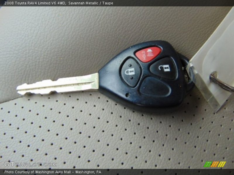 Savannah Metallic / Taupe 2008 Toyota RAV4 Limited V6 4WD