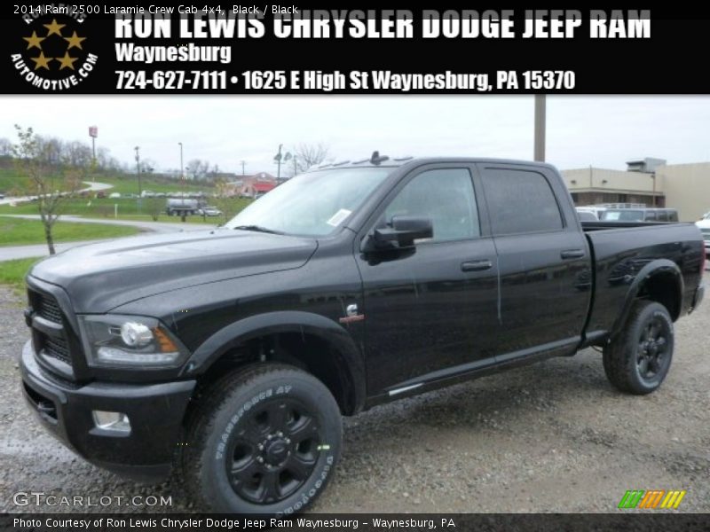 Black / Black 2014 Ram 2500 Laramie Crew Cab 4x4
