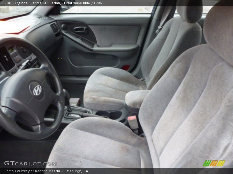 Tidal Wave Blue / Gray 2006 Hyundai Elantra GLS Sedan
