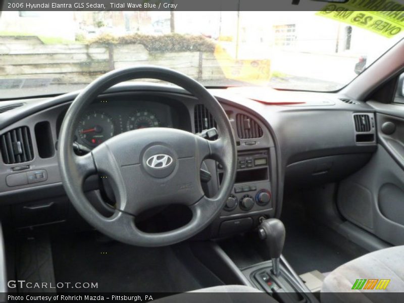 Tidal Wave Blue / Gray 2006 Hyundai Elantra GLS Sedan