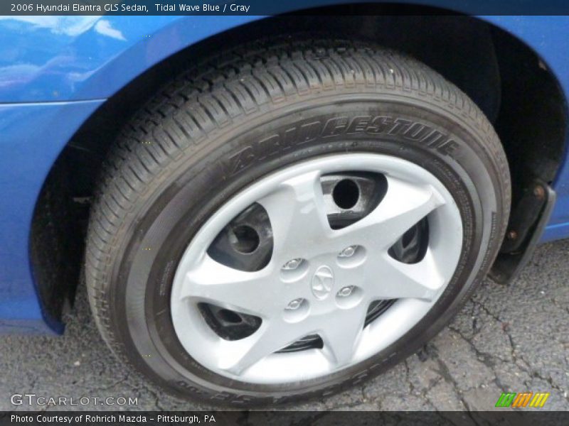 Tidal Wave Blue / Gray 2006 Hyundai Elantra GLS Sedan