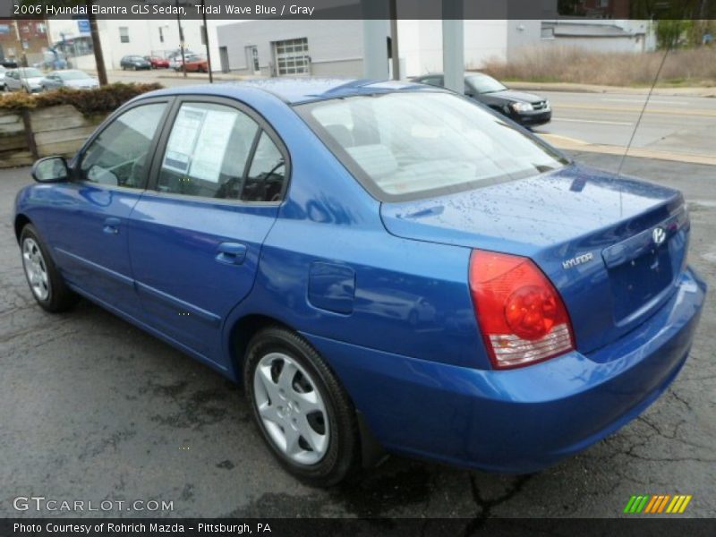 Tidal Wave Blue / Gray 2006 Hyundai Elantra GLS Sedan