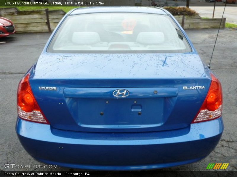 Tidal Wave Blue / Gray 2006 Hyundai Elantra GLS Sedan