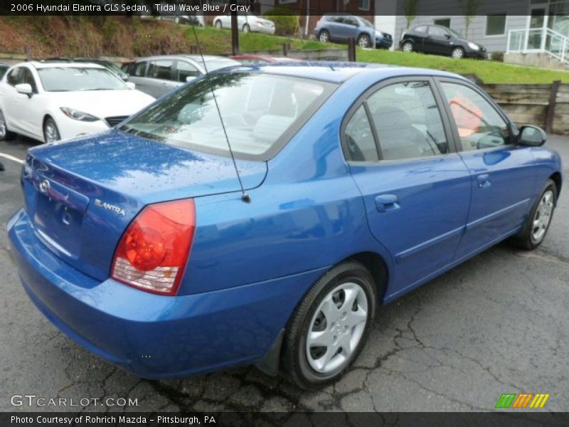 Tidal Wave Blue / Gray 2006 Hyundai Elantra GLS Sedan
