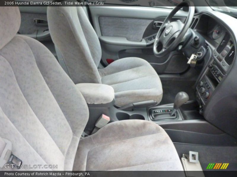 Tidal Wave Blue / Gray 2006 Hyundai Elantra GLS Sedan