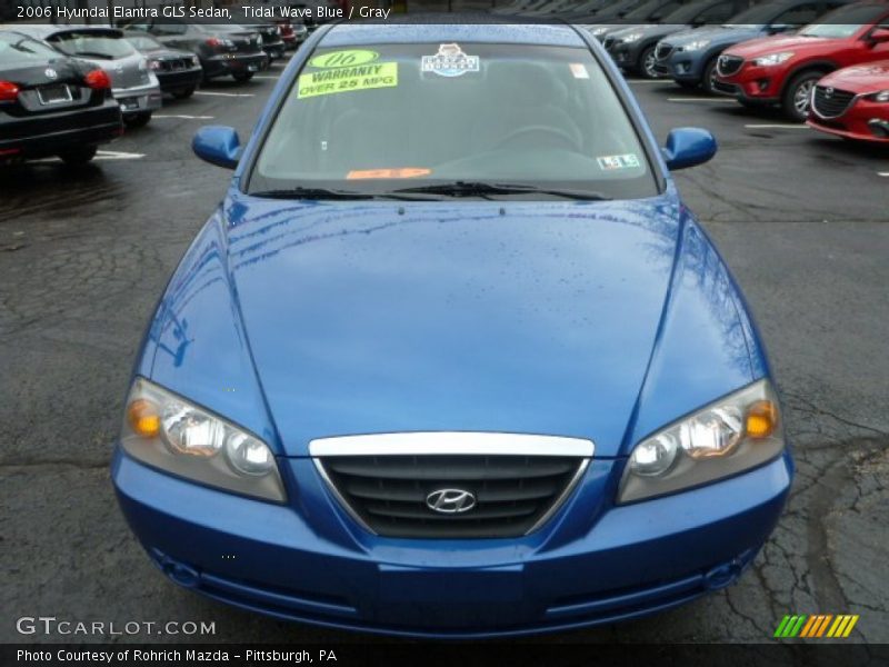 Tidal Wave Blue / Gray 2006 Hyundai Elantra GLS Sedan