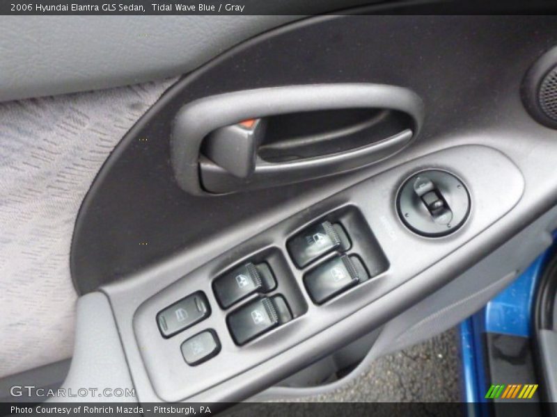Tidal Wave Blue / Gray 2006 Hyundai Elantra GLS Sedan