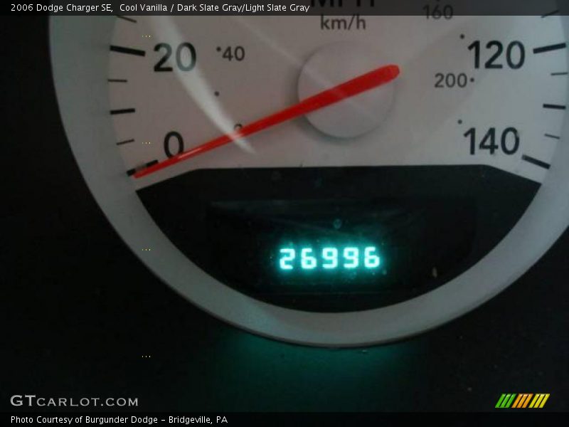 Cool Vanilla / Dark Slate Gray/Light Slate Gray 2006 Dodge Charger SE