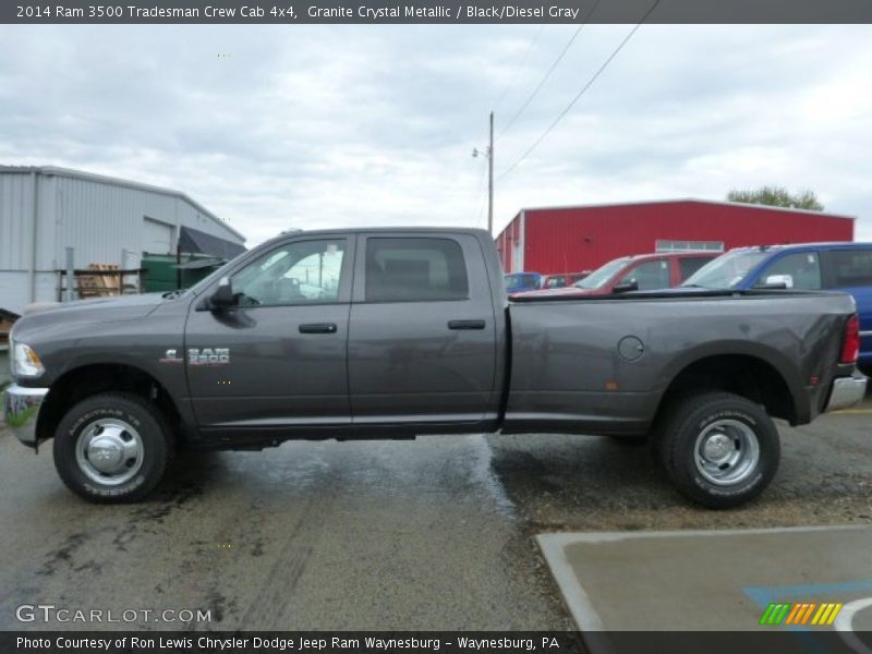 Granite Crystal Metallic / Black/Diesel Gray 2014 Ram 3500 Tradesman Crew Cab 4x4