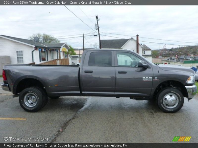 Granite Crystal Metallic / Black/Diesel Gray 2014 Ram 3500 Tradesman Crew Cab 4x4