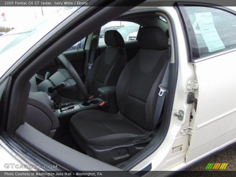Ivory White / Ebony 2005 Pontiac G6 GT Sedan