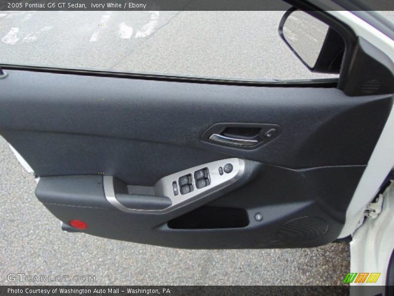 Ivory White / Ebony 2005 Pontiac G6 GT Sedan