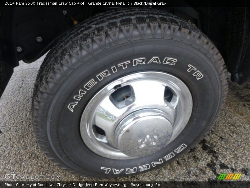 Granite Crystal Metallic / Black/Diesel Gray 2014 Ram 3500 Tradesman Crew Cab 4x4
