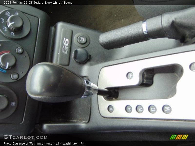 Ivory White / Ebony 2005 Pontiac G6 GT Sedan