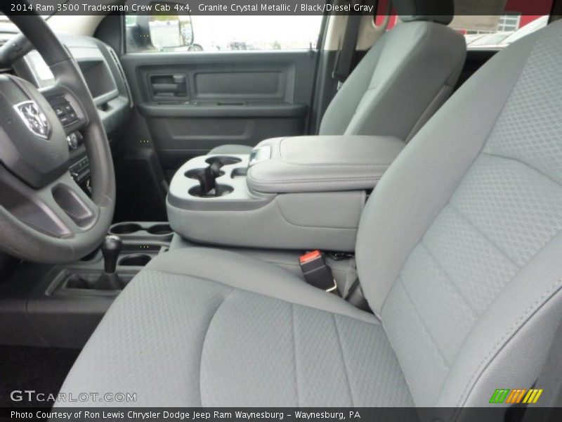 Granite Crystal Metallic / Black/Diesel Gray 2014 Ram 3500 Tradesman Crew Cab 4x4