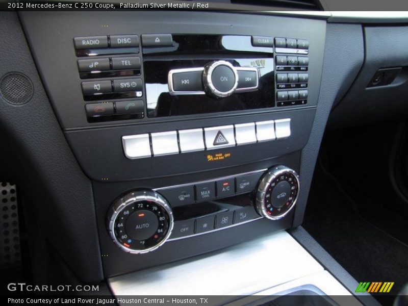 Controls of 2012 C 250 Coupe