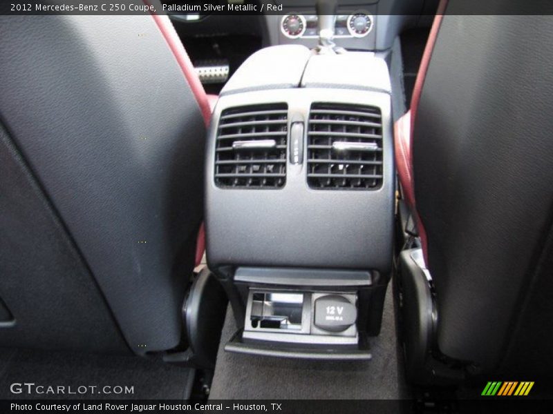 Palladium Silver Metallic / Red 2012 Mercedes-Benz C 250 Coupe