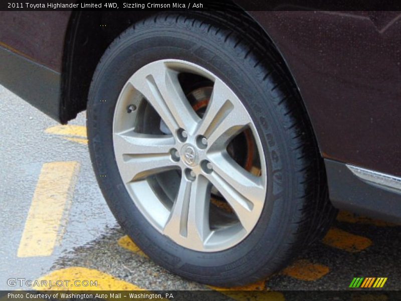 Sizzling Crimson Mica / Ash 2011 Toyota Highlander Limited 4WD