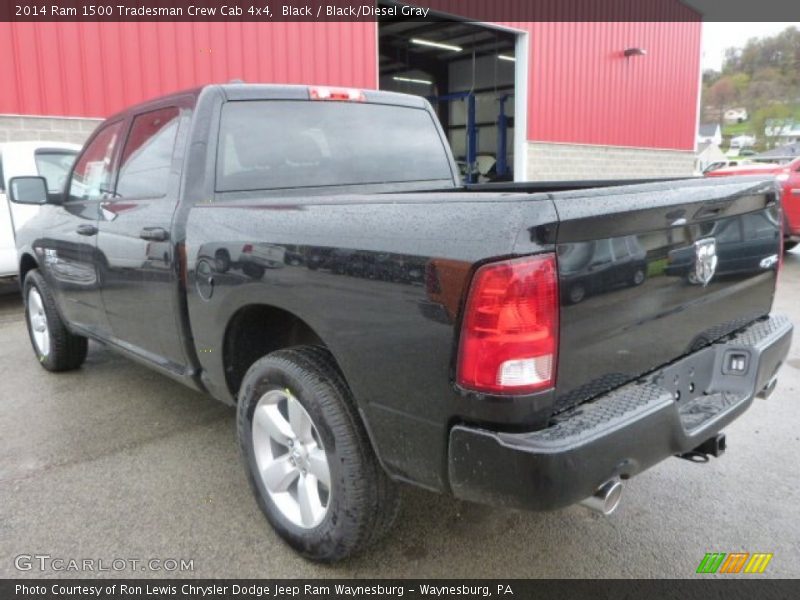 Black / Black/Diesel Gray 2014 Ram 1500 Tradesman Crew Cab 4x4
