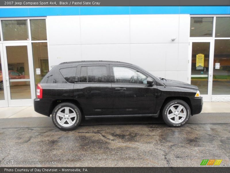 Black / Pastel Slate Gray 2007 Jeep Compass Sport 4x4