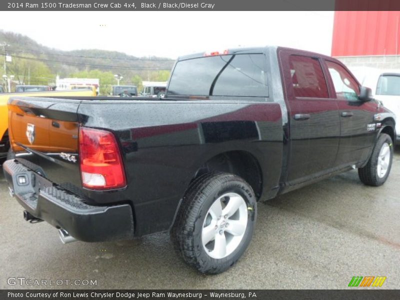 Black / Black/Diesel Gray 2014 Ram 1500 Tradesman Crew Cab 4x4