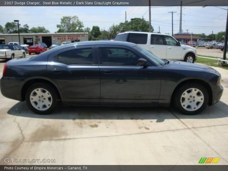 Steel Blue Metallic / Dark Slate Gray/Light Graystone 2007 Dodge Charger