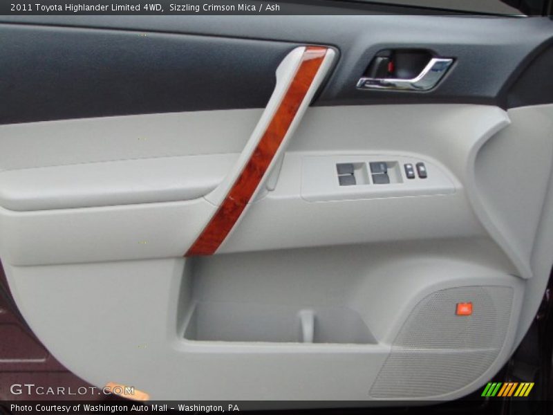 Sizzling Crimson Mica / Ash 2011 Toyota Highlander Limited 4WD