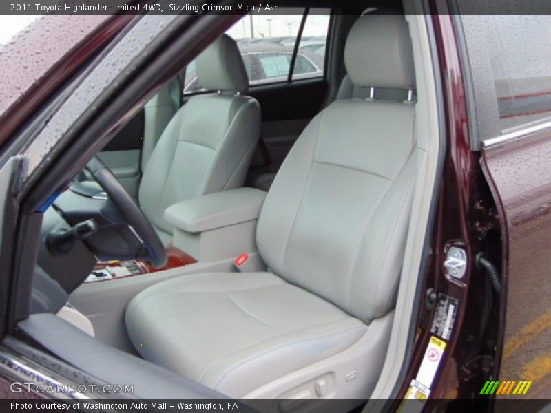 Sizzling Crimson Mica / Ash 2011 Toyota Highlander Limited 4WD