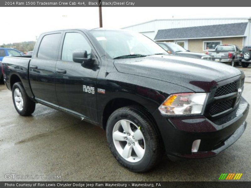 Black / Black/Diesel Gray 2014 Ram 1500 Tradesman Crew Cab 4x4