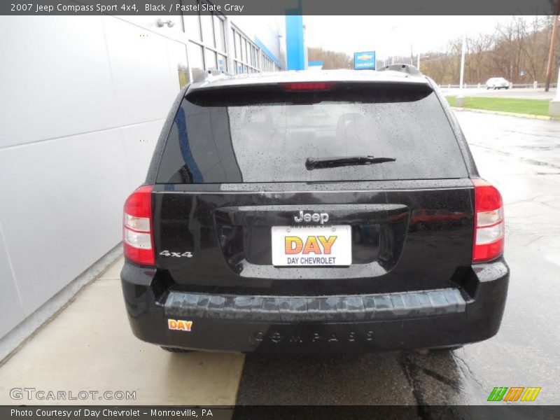 Black / Pastel Slate Gray 2007 Jeep Compass Sport 4x4