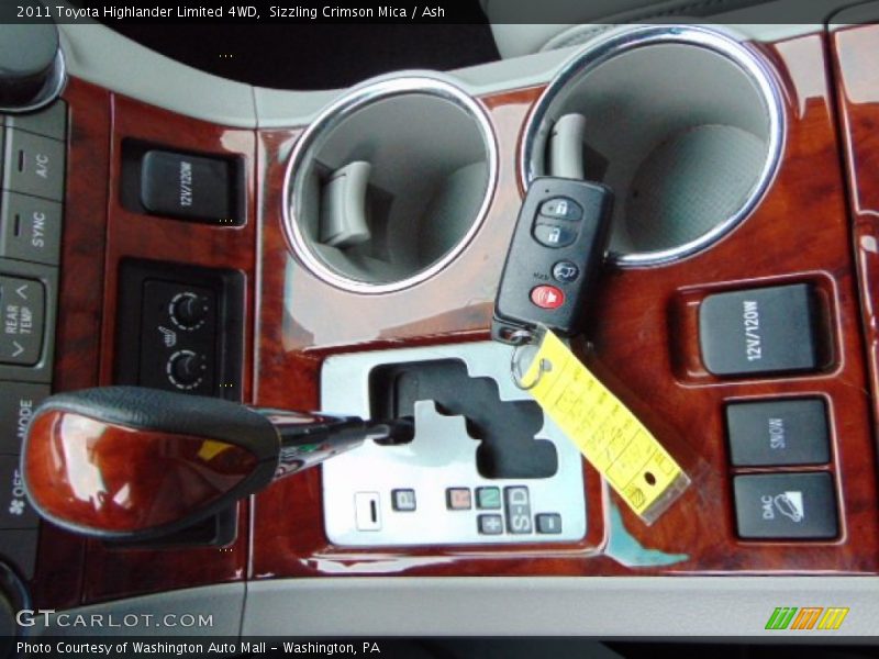 Sizzling Crimson Mica / Ash 2011 Toyota Highlander Limited 4WD