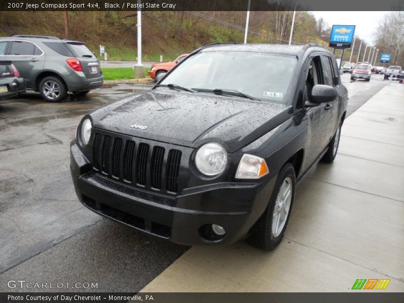 Black / Pastel Slate Gray 2007 Jeep Compass Sport 4x4